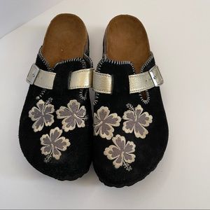 Betula by Birkenstock Floral Cork Clog Slip On